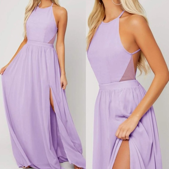 Luxe champagne open back maxi dress - Picture 11 of 16